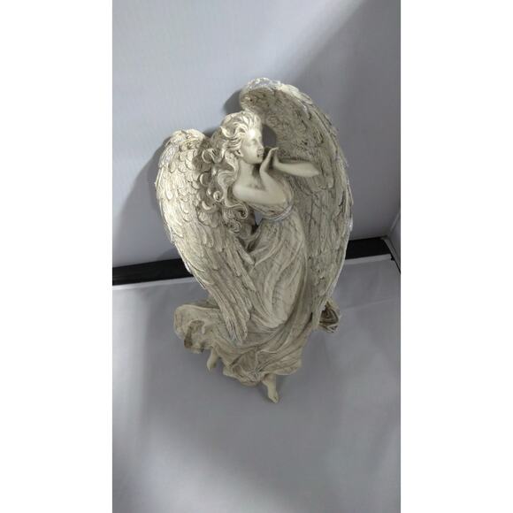 Glittered Wings Wall Decor- Elegant Spiritual Home Accent: Heavenly Home - Picture 9 of 10